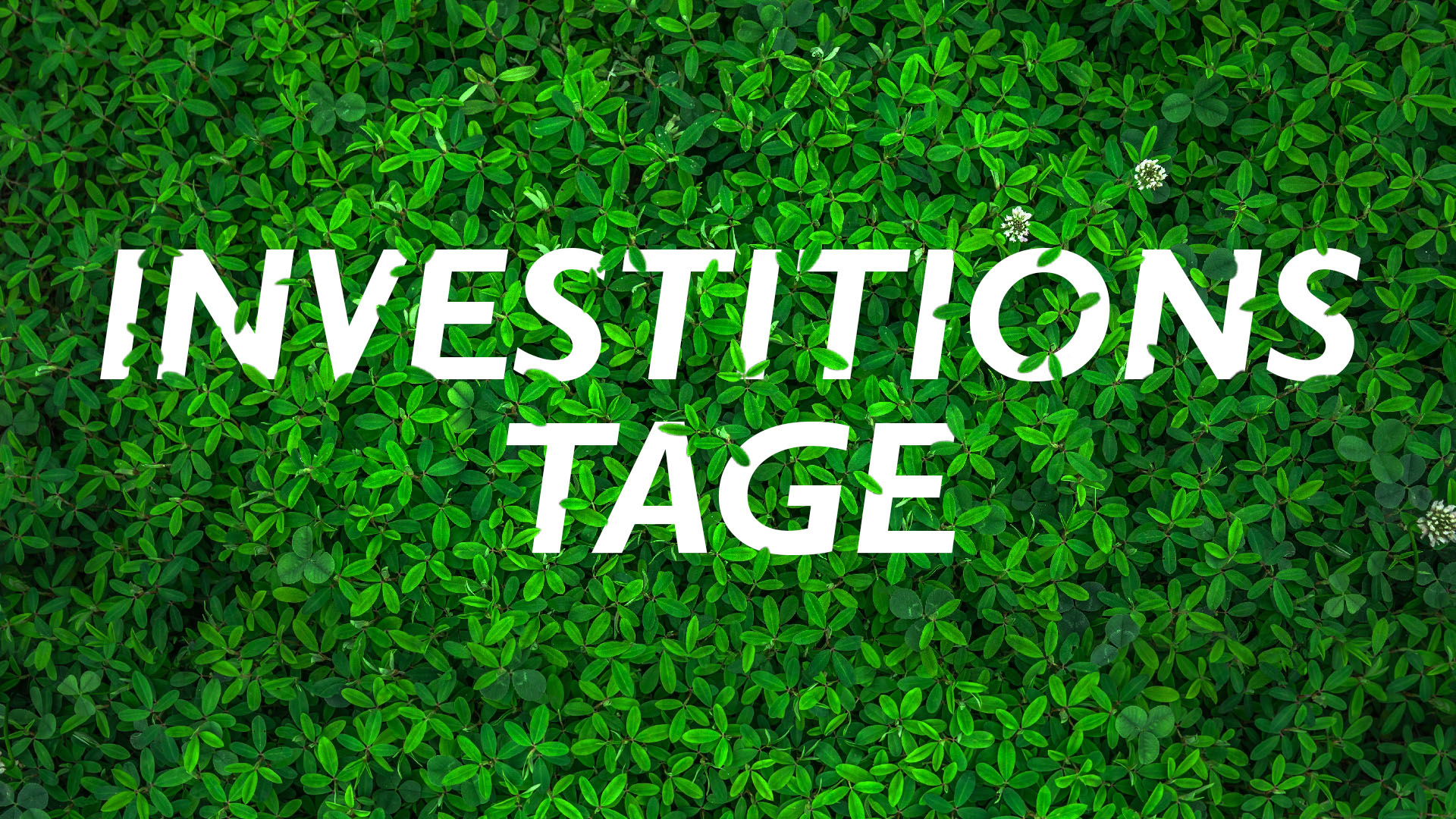2022 Investitionstage Banner